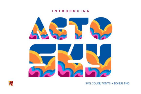 Acto Sky: A Color Font for Vibrant Brand Identity