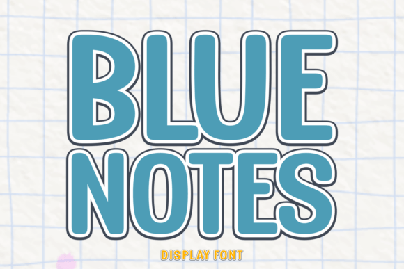 Blue Notes: A Hand-Drawn Typeface for Editorial Charm