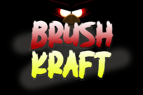Brush Kraft Typeface for Bold Branding