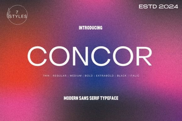Concur Family: The Perfect Sans Serif Font for Crafters