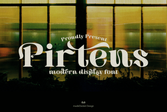 Elevate Your Brand with the Pirtens Typeface