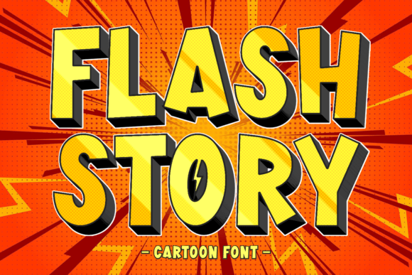 Flash Story Font for Bold Brand Identity
