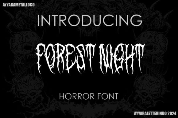 Forest Night Font: A Bold Typeface for Brand Identity