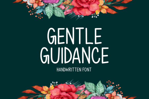Gentle Guidance: A Handwritten Font for Modern Branding