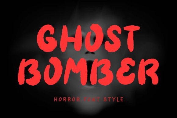 Ghost Bomber: A Horror Display Font for Bold Campaigns