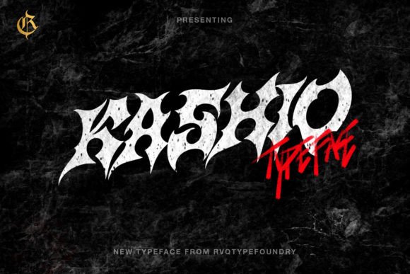 Kashio: A Bold Blackletter Typeface for Digital Design