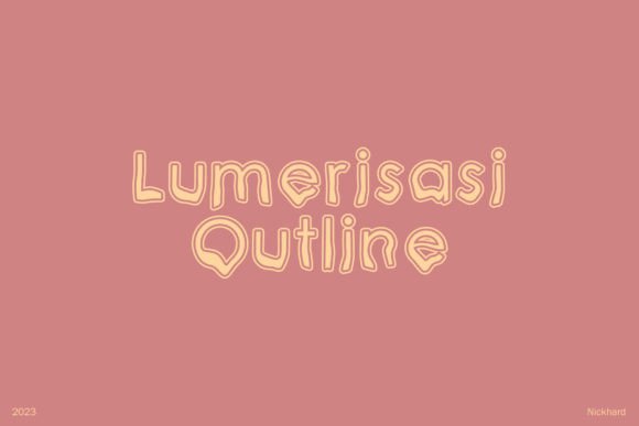 Lumerisasi Outline: A Script Font for Bold Branding
