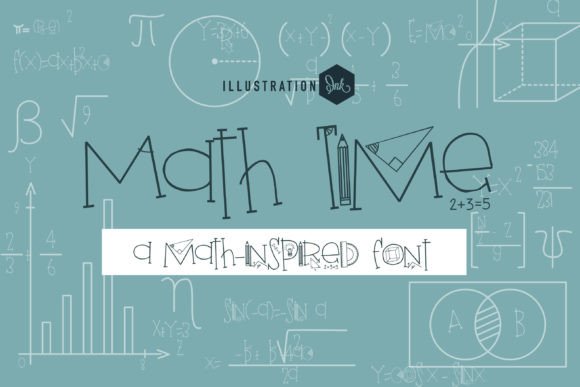 Math Time: A Handwritten Serif Font for Digital Layouts