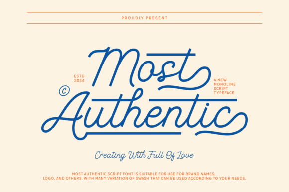 Most Authentic: A Handwritten Script Font for Marketers