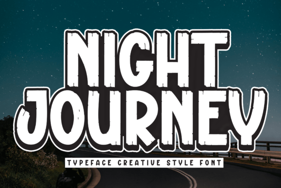 Night Journey: A Fresh Display Font for Modern Campaigns