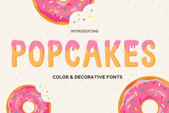 Popcakes: A Playful Color Font for Web Design