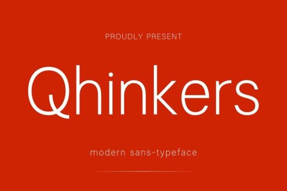 Qhinkers Font: A Modern Sans Serif for Bold Branding