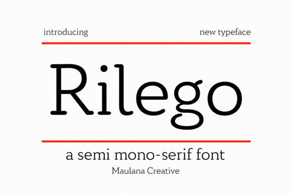 Rilego: A Serif Font for Polished Branding