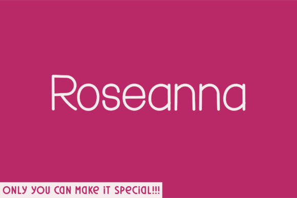 Roseanna Rounded: A Natural Handwritten Font for Web Design