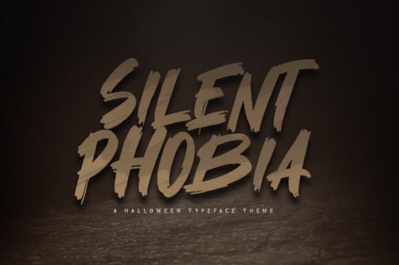 Silent Phobia Font for Handmade Labels