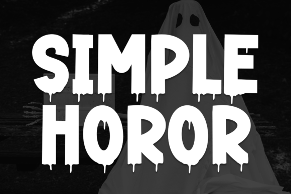 Simple Horor Font: A Spooky Typeface for Makers