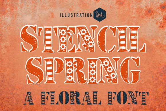 Stencil Spring: A Handcrafted Typeface for Editorial Charm