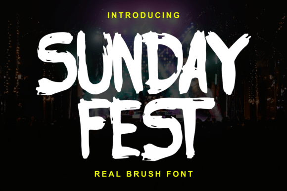 Sunday Fest: A Handmade Display Font for Editorial Design