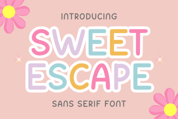 Sweet Escape: A Handwritten Sans Serif Font for Digital Design