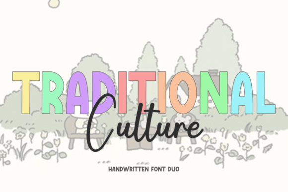 Traditional Culture Font for Editorial Design